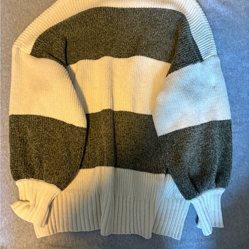 Altar'd State Cream Ribbed Sweater - Picture 2 of 3
